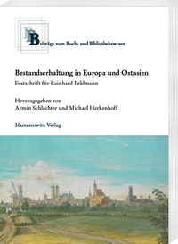Abbildung von: Bestandserhaltung in Europa und Ostasien - Harrassowitz Verlag
