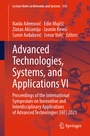Cover: Advanced Technologies, Systems, and Applications VI - Springer