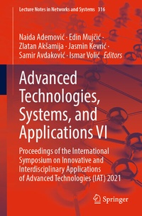 Enlarge image Cover: Advanced Technologies, Systems, and Applications VI - Springer