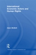 Cover: International Economic Actors and Human Rights - Routledge