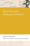 Cover: Henry Newman's Salzburger Letterbooks - University of Georgia Press