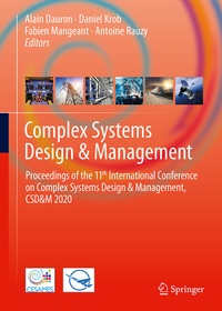 Enlarge image Cover: Complex Systems Design & Management - Springer