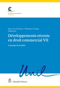 Cover: D&eacute;veloppements r&eacute;cents en droit commercial VII - St&auml;mpfli Verlag