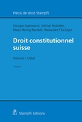 Cover: Droit constitutionnel suisse - St&auml;mpfli Verlag