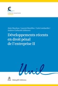 Cover: D&eacute;veloppements r&eacute;cents en droit p&eacute;nal de l'entreprise II - St&auml;mpfli Verlag