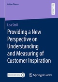 Cover: Providing a New Perspective on Understanding and Measuring of Customer Inspiration - Springer Gabler