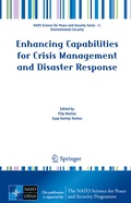 Cover: Enhancing Capabilities for Crisis Management and Disaster Response - Springer