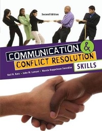 Enlarge image Cover: Communication and Conflict Resolution Skills - Kendall/Hunt Publishing Co ,U.S.