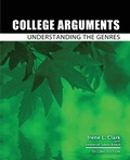 Cover: College Arguments - Kendall/Hunt Publishing Co ,U.S.
