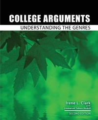 Enlarge image Cover: College Arguments - Kendall/Hunt Publishing Co ,U.S.