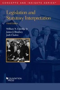 Cover: Legislation and Statutory Interpretation - West Academic Press