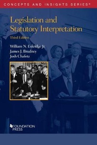 Enlarge image Cover: Legislation and Statutory Interpretation - West Academic Press