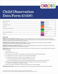 Enlarge image Cover: Assessment, Evaluation, and Programming System for Infants and Children (AEPS (R)-3) - Brookes Publishing Co
