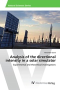 Cover: Analysis of the directional intensity in a solar simulator - AV Akademikerverlag