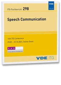 Abbildung von: ITG-Fb. 298: Speech Communication - VDE Verlag