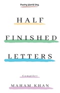 Cover: Half Finished Letters - I U Poetry World Pvt Ltd