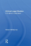Cover: Critical Legal Studies - Routledge