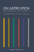 Cover: On Justification - Princeton University Press