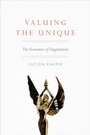 Cover: Valuing the Unique - Princeton University Press