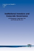 Cover: Institutional Investors and Corporate Governance - now publishers Inc