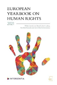 Enlarge image Cover: European Yearbook on Human Rights 2021 - Intersentia Ltd