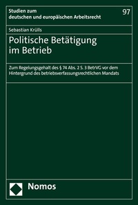 Abbildung von: Politische Betätigung im Betrieb - Nomos