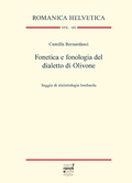 Cover: Fonetica e fonologia del dialetto di Olivone - Narr Francke Attempto Verlag
