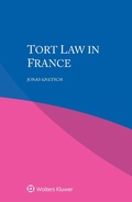 Cover: Tort Law in France - Wolters Kluwer