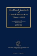 Cover: Max Planck Yearbook of United Nations Law, Volume 24 (2020) - Martinus Nijhoff