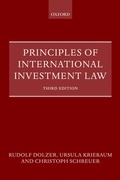 Cover: Principles of International Investment Law - Oxford University Press