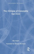 Cover: The Critique of Coloniality - Routledge