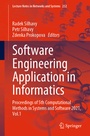 Cover: Software Engineering Application in Informatics - Springer