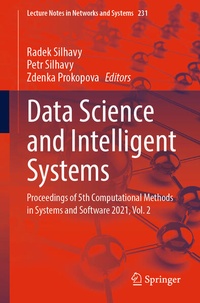 Enlarge image Cover: Data Science and Intelligent Systems - Springer