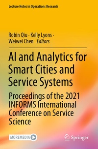 Enlarge image Cover: AI and Analytics for Smart Cities and Service Systems - Springer