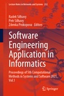 Cover: Software Engineering Application in Informatics - Springer
