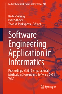 Enlarge image Cover: Software Engineering Application in Informatics - Springer