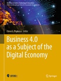 Cover: Business 4.0 as a Subject of the Digital Economy - Springer