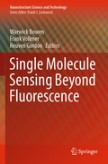 Cover: Single Molecule Sensing Beyond Fluorescence - Springer