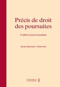 Cover: Pr&eacute;cis de droit des poursuites - Schulthess Juristische Medien