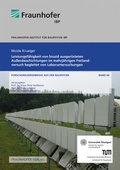 Cover: Leistungsf&auml;higkeit von biozid ausger&uuml;steten Au&szlig;enbeschichtungen im mehrj&auml;hrigen Freilandversuch begleitet von Laboruntersuchungen - Fraunhofer Verlag