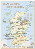 Abbildung von: Whisky Distilleries Scotland - Tasting Map - Alba-Collection Verlag