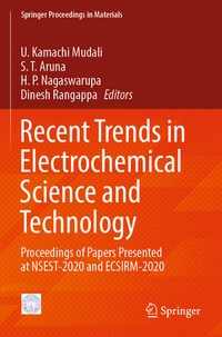 Enlarge image Cover: Recent Trends in Electrochemical Science and Technology - Springer