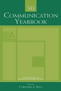 Cover: Communication Yearbook 30 - Routledge