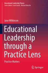 Enlarge image Cover: Educational Leadership through a Practice Lens - Springer