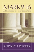 Cover: Mark 9-16 - Baylor University Press