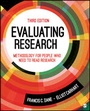 Cover: Evaluating Research - SAGE Publications Inc