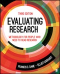 Cover: Evaluating Research - SAGE Publications Inc