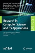 Cover: Research in Computer Science and Its Applications - Springer