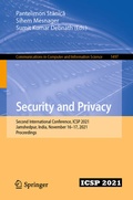 Cover: Security and Privacy - Springer