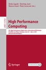 Cover: High Performance Computing - Springer